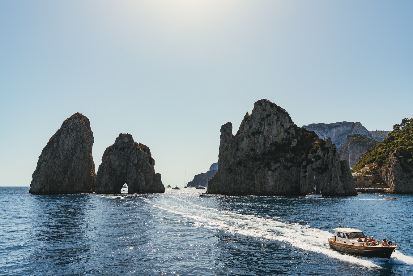 Boot nach Capri + Rundfahrt um die Insel