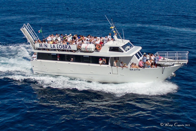 Bootsfahrt an die Amalfitana mit dem Ausflugsboot